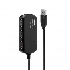 USB-концентратор LINDY 42781 Черный