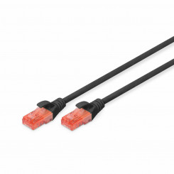 Жесткий сетевой кабель UTP категории 6 Digitus DK-1612-050/BL, черный, 5 м