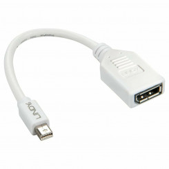 Mini DisplayPort to DisplayPort adapter LINDY 41021 valge