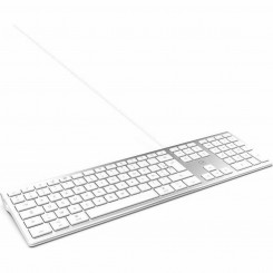Клавиатура Mobility Lab Серебристый Белый Mac OS AZERTY