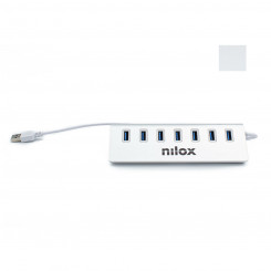 USB Hub Nilox NX7HUB30 White