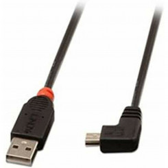 USB 2.0 A to Mini USB B Cable LINDY 31972 2 m Black