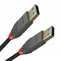 USB-кабель LINDY 36753 Черный, 3 м