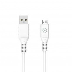 Cable Micro USB Celly RTGUSBMICROWH White 1 m