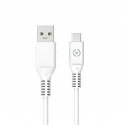 USB-C Cable to USB Celly 1 m White