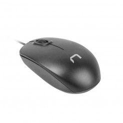 Mouse with Cable and Optical Sensor Natec Hawk 1000 DPI Black