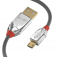 Кабель USB 2.0 A — Micro USB B LINDY 36652, 2 м