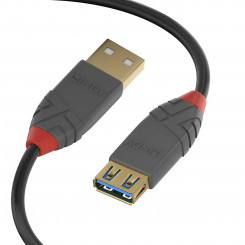 USB-кабель LINDY 36761 Черный, 1 м (1 шт.)