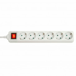 Power Socket - 6 Sockets with Switch LINDY 73103