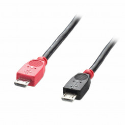 Micro USB mini USB adapter LINDY 31759 Must 1 m