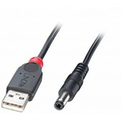 USB Cable DC LINDY 70267 Black 1,5 m (1 Unit)