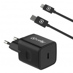 Кабель Micro USB Celly PLTC1C20WLIGHT Черный