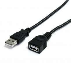 USB-кабель Startech USBEXTAA6BK USB A Черный