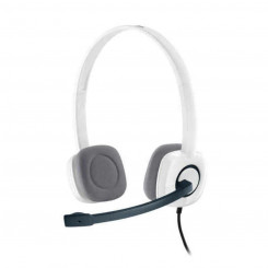 Headphones with Microphone Logitech 981-000350 White