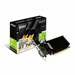 Graafikakaart MSI VGA NVIDIA GT 710 2 GB DDR3 2 GB RAM GDDR3