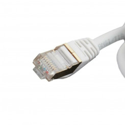 Жесткий сетевой кабель FTP категории 7 iggual IGG318621 Белый 10 м