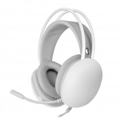 Headphones with Microphone Mars Gaming MH-GLOW RGB White