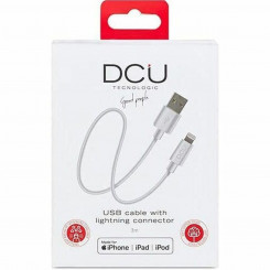 USB-kaabel iPad/iPhone DCU jaoks 3 m Valge
