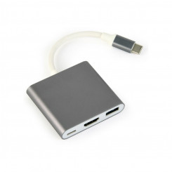 USB C to VGA Adapter GEMBIRD A-CM-HDMIF-02-SG