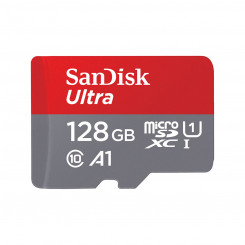 Micro SD-mälukaart koos adapteriga SanDisk SDSQUNR-128G-GN3MA C10 80 MB/s-100 MB/s