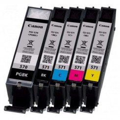 Compatible Ink Cartridge Canon PGI570/CLI571 Yellow Black Cyan Magenta (5 pcs)