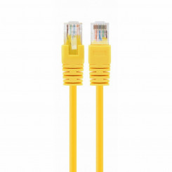 Жесткий сетевой кабель UTP категории 6 GEMBIRD PRO0099403 Желтый, 25 см