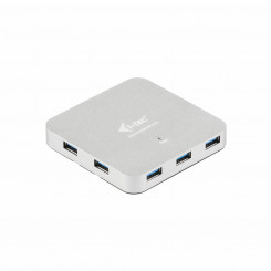 USB-концентратор i-Tec U3HUBMETAL7 Серебристый Серый