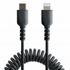 USB-välkkaabel Startech RUSB2CLT50CMBC Must 50 cm