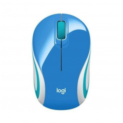 Оптическая беспроводная мышь Logitech 910-002733 1000 dpi, синяя