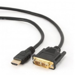 Адаптер HDMI-DVI GEMBIRD 5 м, HDMI/DVI, M/M Черный 5 м
