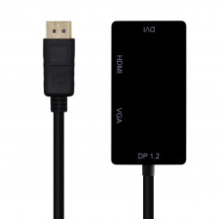 HDMI to DVI adapter Aisens A125-0465 Black 15 cm