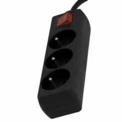 3-socket plugboard with power switch Chacon   (1,5 m)