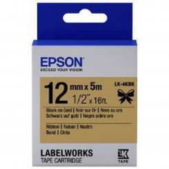 Printer Labels Epson C53S654001 Golden Black
