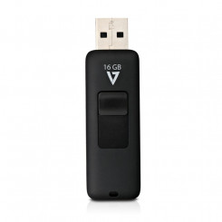 Micro SD mälukaart adapteriga V7 VF216GAR-3E must 16 GB
