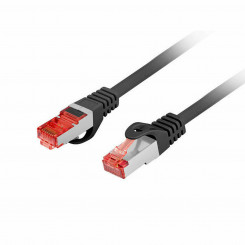 Жесткий сетевой кабель UTP категории 6 Lanberg PCF6-10CU-0025-BK