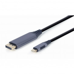 HDMI-DVI adapter GEMBIRD CC-USB3C-DPF-01-6 Must/hall 1,8 m