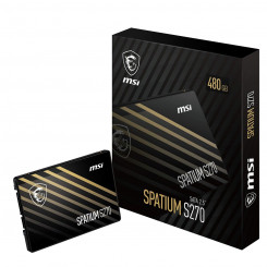 Kõvaketas MSI SPATIUM S270 SATA 2,5 480 GB sisemine SSD 480 GB SSD 480 GB