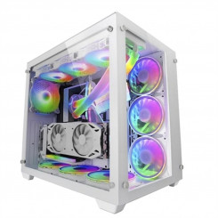 Полубашенный корпус ATX Mars Gaming MCV3 PREMIUM XXL RGB Белый