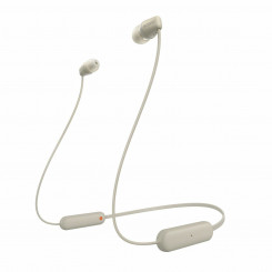 Bluetooth kõrvaklapid Sony WI-C100 Beige