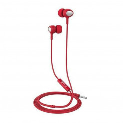 Headphones with Microphone Celly UP500 Red