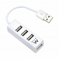 USB-jaotur Ewent AAOAUS0134 valge