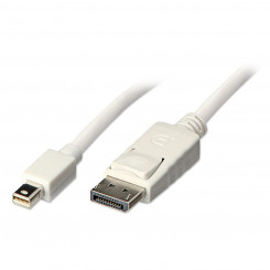 Адаптер Mini DisplayPort-DisplayPort LINDY White
