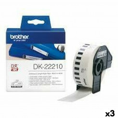 Continuous Paper for Printers Brother DK-22210 White 29 mm x 30,48 m