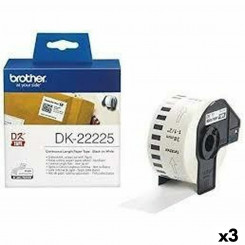 Continuous Paper for Printers Brother DK-22225 White 38 mm x 30,48 m