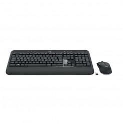 Клавиатура и беспроводная мышь Logitech MK540 Qwerty UK Белый Черный Черный/Белый