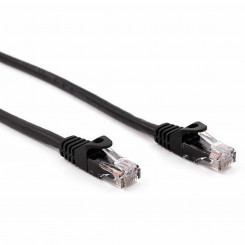 Жесткий сетевой кабель UTP категории 6 Nilox NXCRJ4501 Черный, 1 м Белый