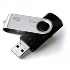 USB-накопитель GoodRam UTS2 Черный Серебристый 16 ГБ