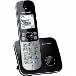 Landline Telephone Panasonic KX-TG6811FRB White Black Black/Silver