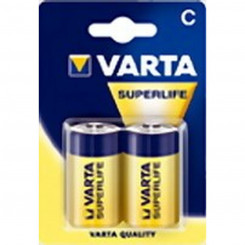 Batteries Varta Superlife C 1,5 V (2 Units) (1 Unit)