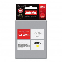 Original Ink Cartridge Activejet ACC-551YN Yellow